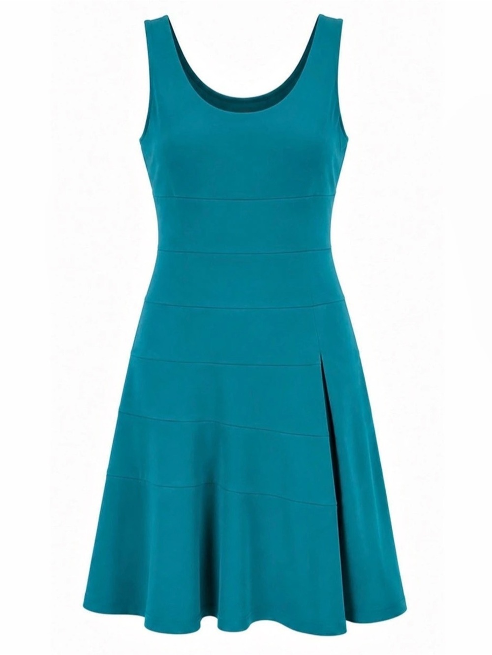 Calvin Klein Sleeveless Scoop Neck Fit and Flare Dress Mini Dress Blue Size 6